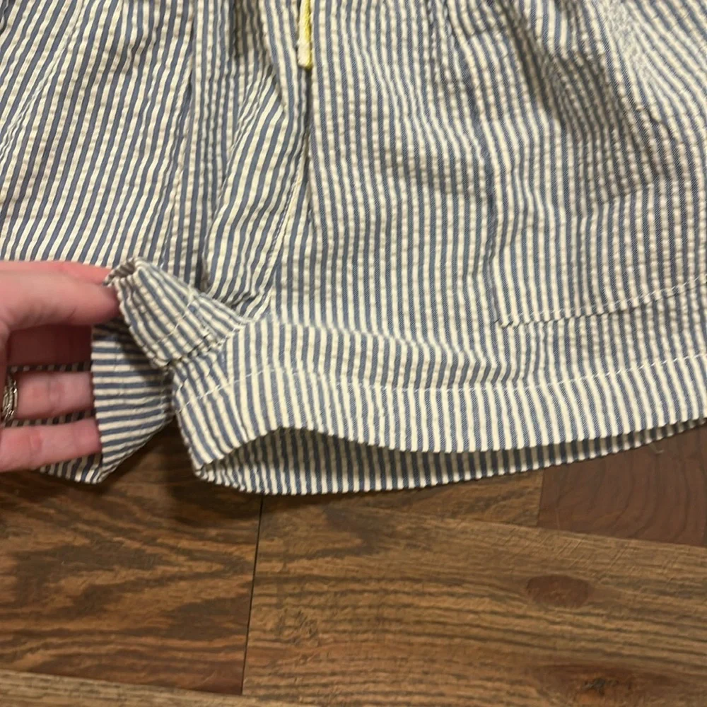 Arsene & Les Pipelettes Seersucker Shorts 4T NWT